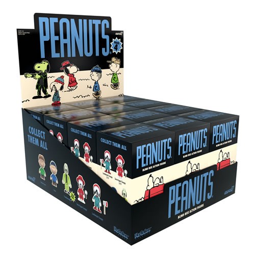 ReAction Figures - Peanuts - W04 - 12pc Blind Box Display (Retro)