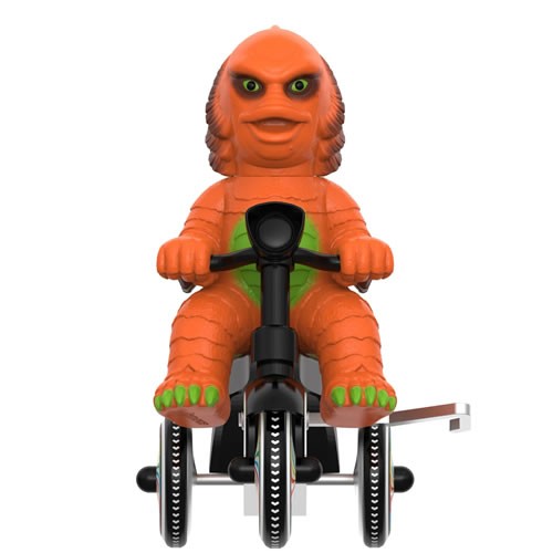 Super Cycles Figures - Universal Monsters - Creature From The Black Lagoon (Orange / Black )