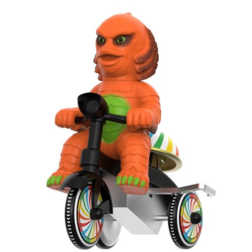 Super Cycles Figures - Universal Monsters - Creature From The Black Lagoon (Orange / Black )
