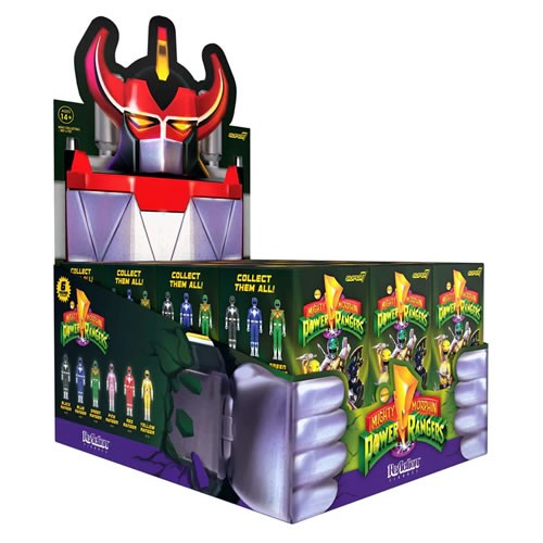 ReAction Figures - Mighty Morphin Power Rangers - W01 - 12pc Blind Box Display