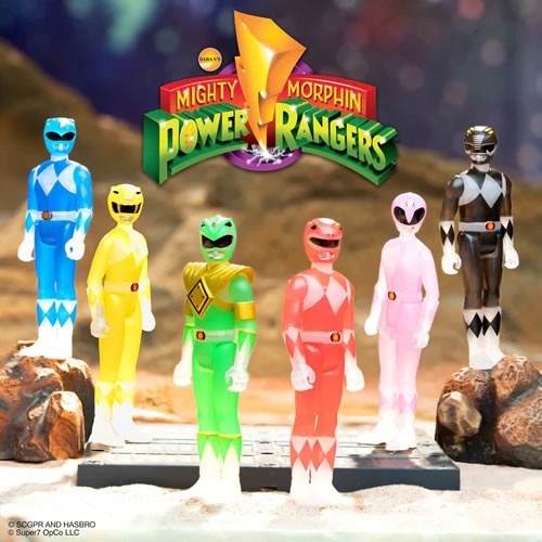 ReAction Figures - Mighty Morphin Power Rangers - W01 - 12pc Blind Box Display