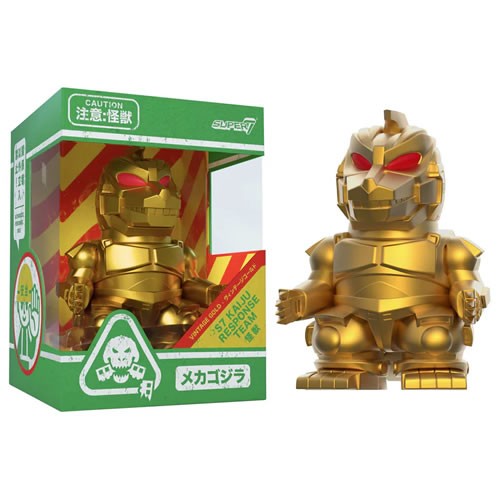 S7 FUN! FUN! Figures - Toho - Mechagodzilla (90's) (Vintage Toy Gold) (SDCC 2025 Exclusive)