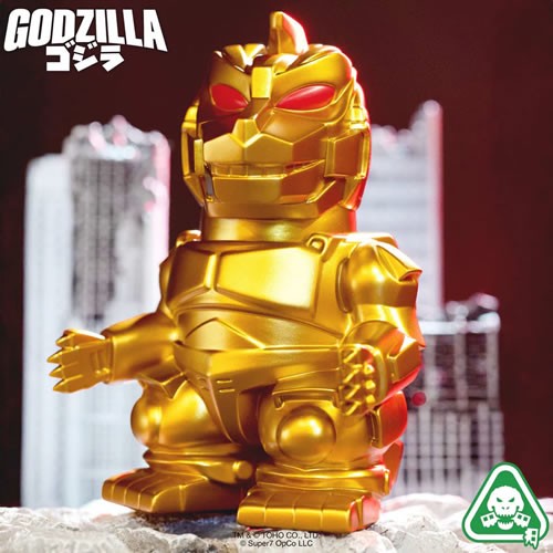 S7 FUN! FUN! Figures - Toho - Mechagodzilla (90's) (Vintage Toy Gold) (SDCC 2025 Exclusive)