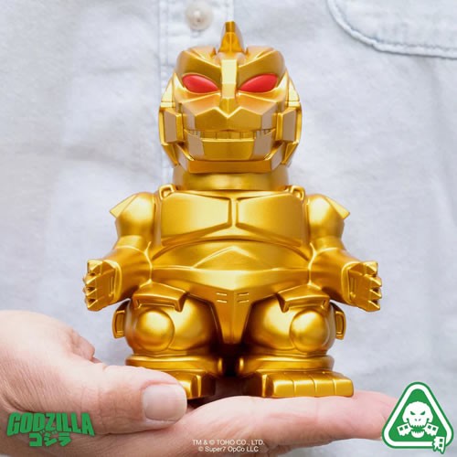 S7 FUN! FUN! Figures - Toho - Mechagodzilla (90's) (Vintage Toy Gold) (SDCC 2025 Exclusive)