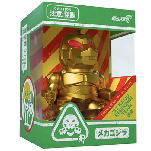 S7 FUN! FUN! Figures - Toho - Mechagodzilla (90's) (Vintage Toy Gold) (SDCC 2025 Exclusive)