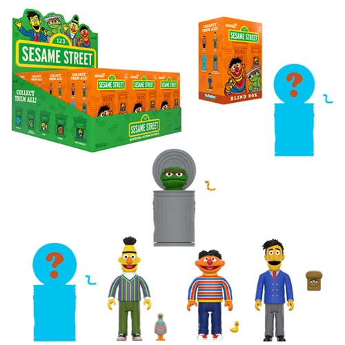 ReAction Figures - Sesame Street - W03 - 12pc Blind Box Display