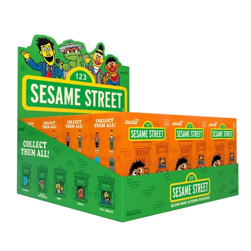 ReAction Figures - Sesame Street - W03 - 12pc Blind Box Display
