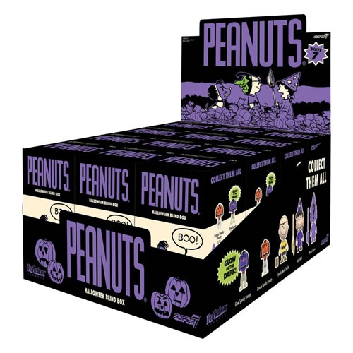 ReAction Figures - Peanuts - W07 - 12pc Blind Box Display (Halloween)