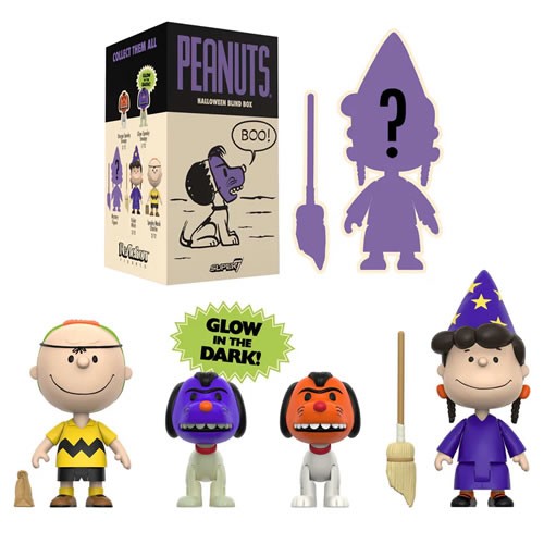 ReAction Figures - Peanuts - W07 - 12pc Blind Box Display (Halloween)