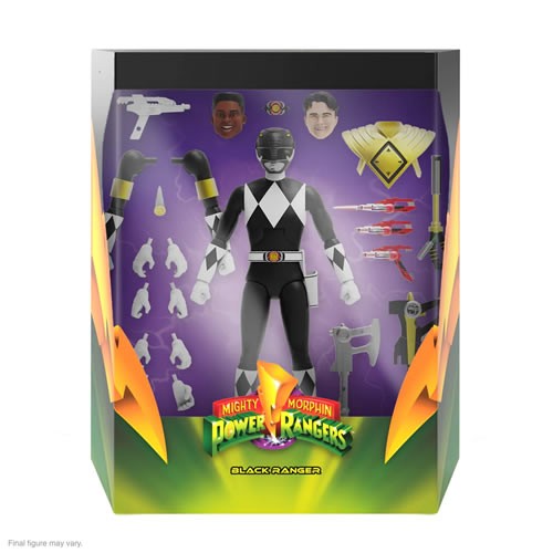 S7 ULTIMATES! Figures - Mighty Morphin Power Rangers - W03 - Black Ranger
