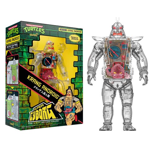Super Cyborg Figures - TMNT - Krang Android (Clear)
