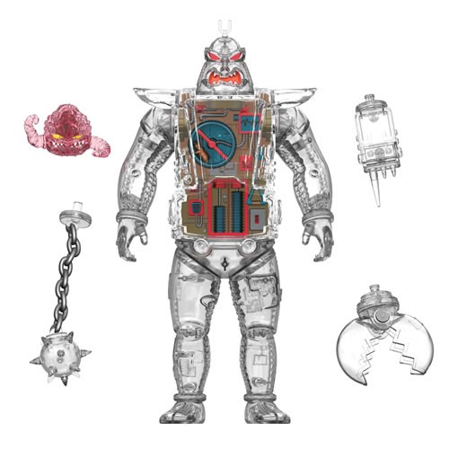 Super Cyborg Figures - TMNT - Krang Android (Clear)
