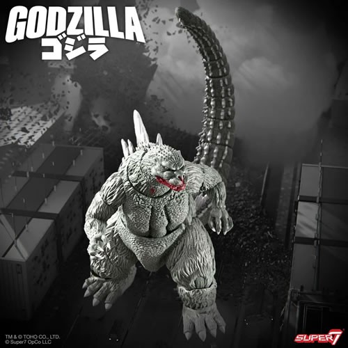 S7 ULTIMATES! Figures - Toho - Godzilla 1989 (Greyscale Comic Book - Thirsty For Blood)