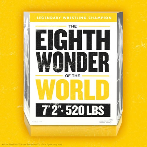 S7 ULTIMATES! Figures - Andre The Giant (Yellow Trunks)