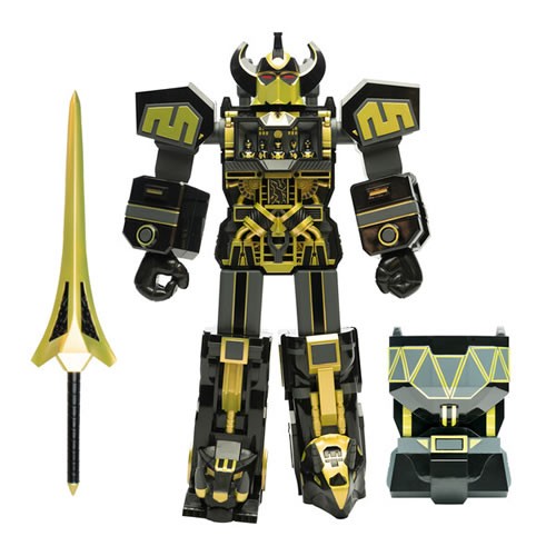 Super Cyborg Figures - Mighty Morphin Power Rangers - Megazord (Black / Gold)