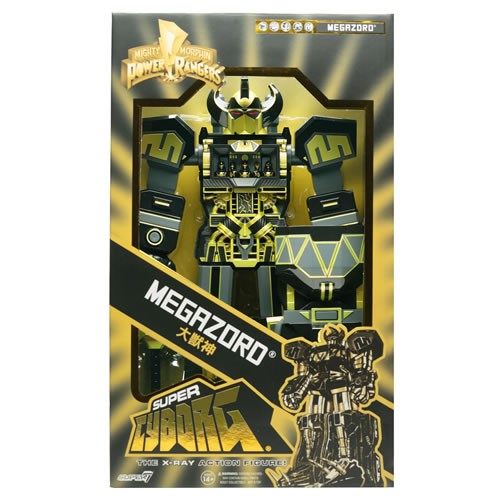 Super Cyborg Figures - Mighty Morphin Power Rangers - Megazord (Black / Gold)