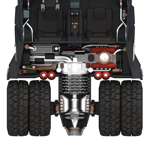 Super Cyborg Vehicles - DC - The Dark Knight Trilogy - Tumbler (Full Color)
