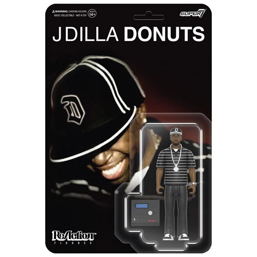 ReAction Figures - J Dilla - W01 - J Dilla (Donuts - Smile Album Cover)