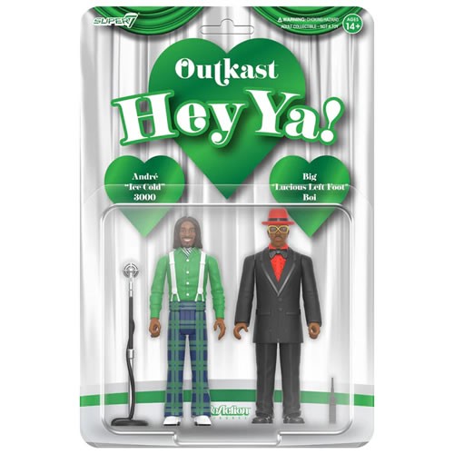 ReAction Figures - OutKast - W04 - OutKast Hey Ya! 2-Pack