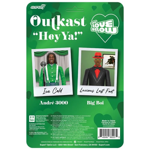 ReAction Figures - OutKast - W04 - OutKast Hey Ya! 2-Pack