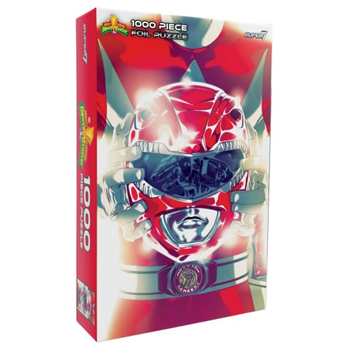 Puzzles - 1000 Pcs - Mighty Morphin Power Rangers - Red Ranger (Foil Puzzle)