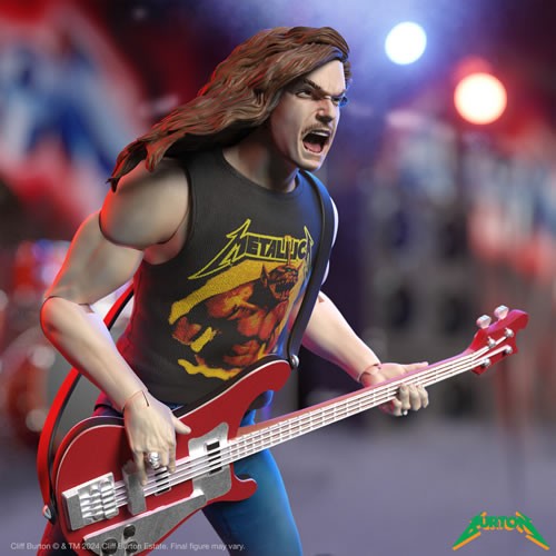 S7 ULTIMATES! Figures - Cliff Burton - W02 - Cliff Burton (Superhero Poster)