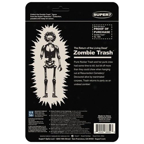 ReAction Figures - Return Of The Living Dead - W05 - Zombie Trash (Monster Glow)