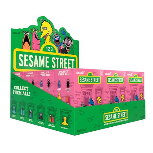 ReAction Figures - Sesame Street - W02 - 12pc Blind Box Display
