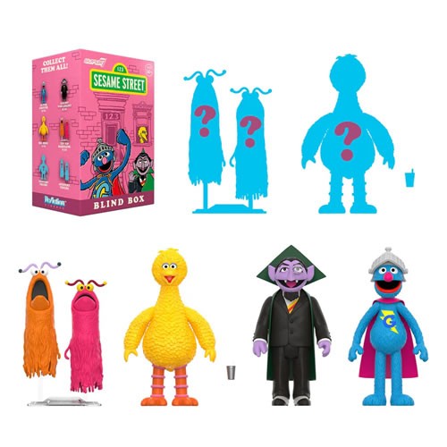 ReAction Figures - Sesame Street - W02 - 12pc Blind Box Display