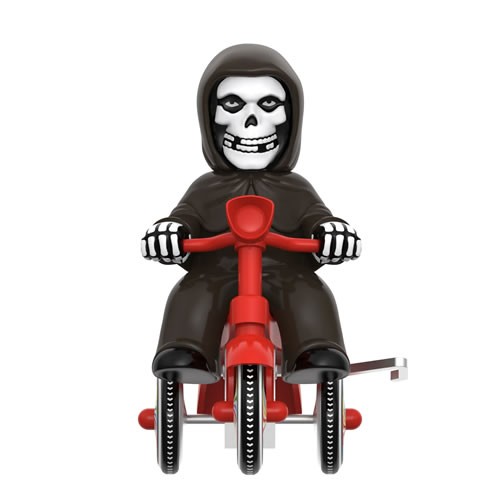 Super Cycles Figures - The Misfits - Fiend (Black w/ Red Trike)