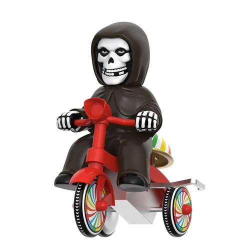 Super Cycles Figures - The Misfits - Fiend (Black w/ Red Trike)