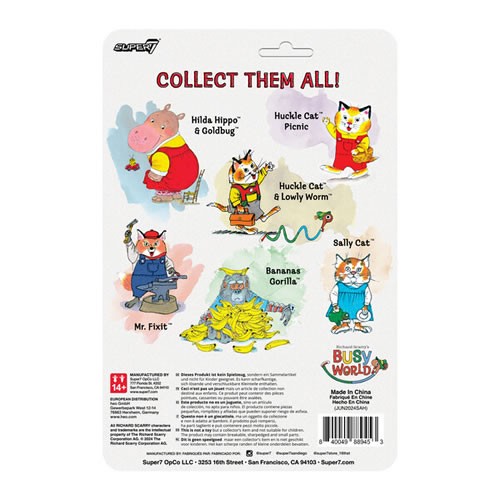 ReAction Figures - Richard Scarry - W02 - Sally Cat