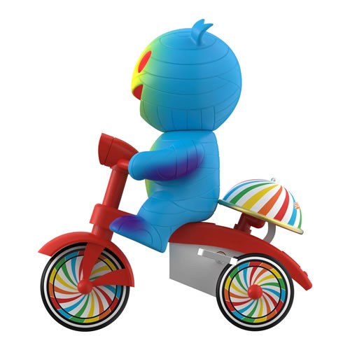 Super Cycles Figures - Super7 - Mummy Boy (Blue w/ Red Trike)