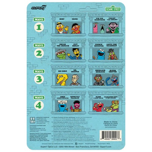 ReAction Figures - Sesame Street - W04 - Roosevelt Franklin