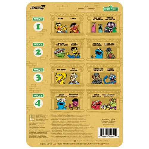 ReAction Figures - Sesame Street - W04 - Alligator King