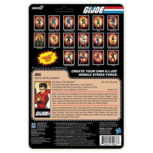 ReAction+ Figures - G.I. Joe - W04 - (Movie Collection) - Jinx