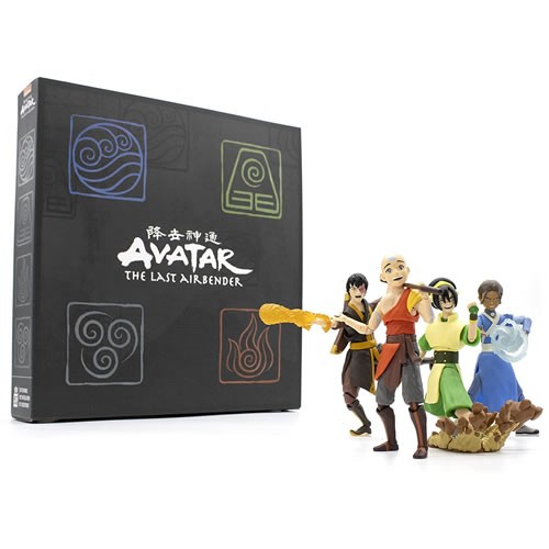 BST AXN Best Action Figures - Avatar: The Last Airbender - Powers 4-Pack (SDCC 2022) Exclusive