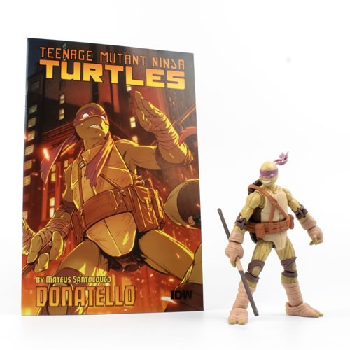 BST AXN Best Action Figures - TMNT - IDW Comics - 5" Donatello V2 w/ Limited Edition Comic Book