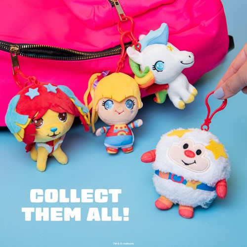 Rainbow Brite Plush - 12pc Backpack Clip Assorted Display