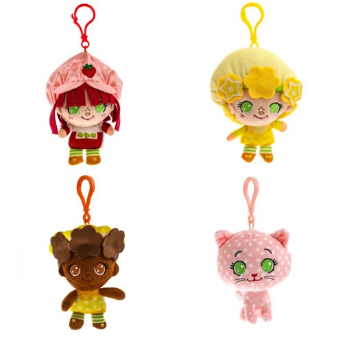 Strawberry Shortcake Plush - 12pc Backpack Clip Assorted Display