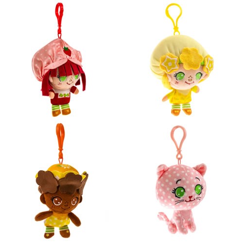 Strawberry Shortcake Plush - 12pc Backpack Clip Assorted Display