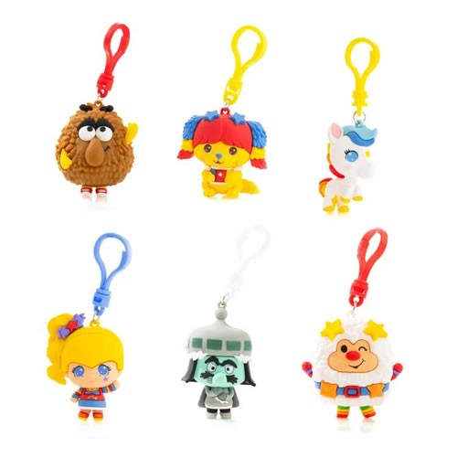Rainbow Brite Backpack Clips - 24pc 2.5" Blind Bag CheeBee Display