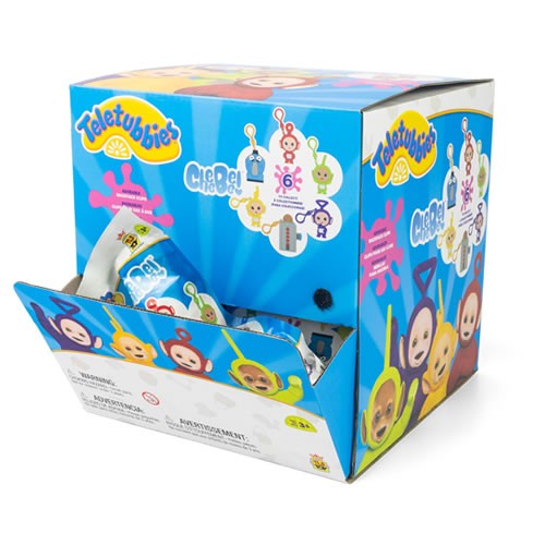 Teletubbies Backpack Clips - 24pc 2.5" Blind Bag CheeBee Display