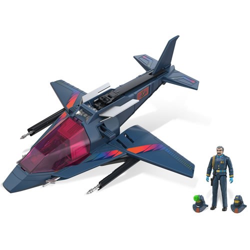 M.A.S.K. Vehicles & Figures - High Tech Helicopter With Miles “Wolf” Mayhem
