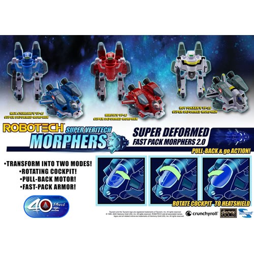 Robotech Figures - Super Deformed Veritech Morphers 2.0 - Assortment