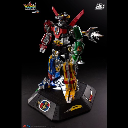 Voltron Figures - Voltron 40th Anniversary Collector's Set w/ Light-Up Sound Base