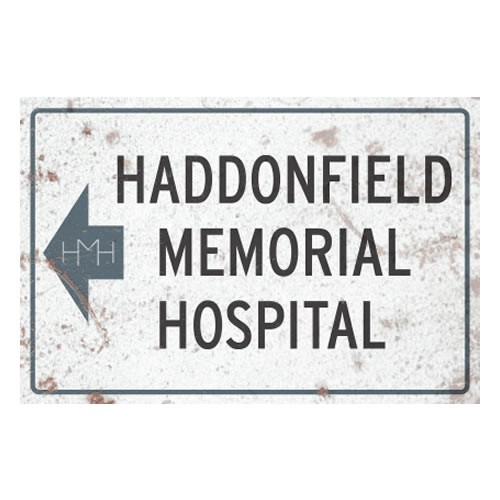 Prop Replicas - Halloween II - Hospital Metal Sign