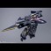 DX Chogokin Figures - Macross 7 - VF-17S Nightmare Stealth Valkyrie (Gamlin Kizaki Use)