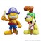 Garfield Figures - Garfield’s Halloween Adventure - Pirate Garfield And Pirate Odie 2-Pack