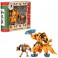Transformers Gen Collab Figures - Naruto x Transformers Mash-Up - Kurama And Gamakichi - 5L00